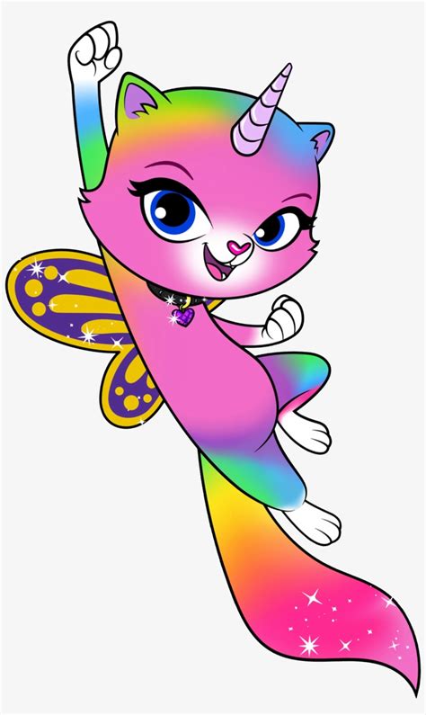 Felicity - Rainbow Butterfly Unicorn Kitty Nickelodeon PNG Image ...