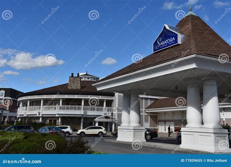 Saratoga Casino-Hotel in Saratoga Springs, New York Editorial Image ...