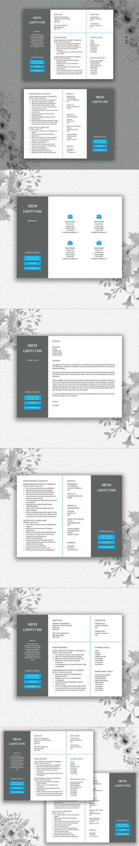 Landscape Resume Template | Resume template, Resume, Resume template word