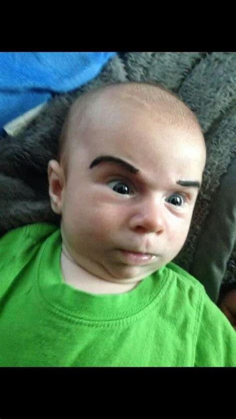 Baby eyebrows Blank Template - Imgflip