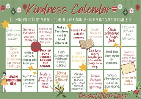 Kindness Advent Calendar