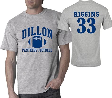 Dillon Panthers Friday Night Lights Riggins Mens and Ladies Tee Sport ...