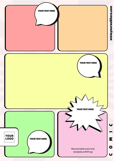 Comic Book Templates For Microsoft Word - Free Word Template