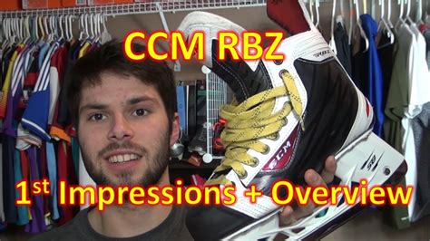 CCM RBZ LE White Hockey Skates - First Impressions + Tech Overview - YouTube