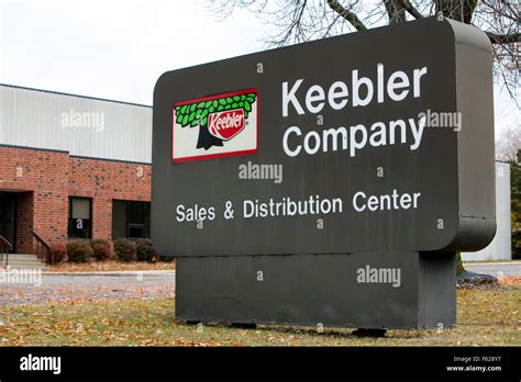 A logo sign outside of a facility occupied by the Keebler Company in St ...