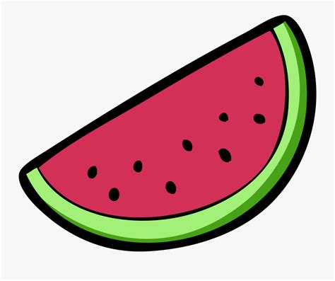 Watermelon Clip Art - Cartoon Fruits No Background , Free Transparent Clipart - ClipartKey