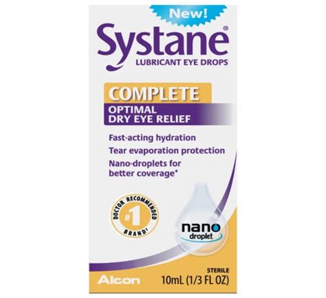 Systane Complete Lubricant Eye Drops 10mL | Dry Eye Relief: EZContacts.com