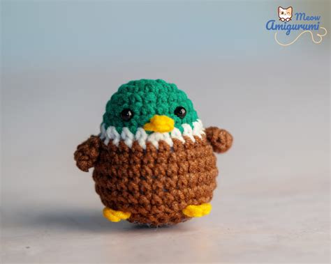 How To Crochet Baby Mallard Duck – Amigurumi Duck Free Pattern – MeoW Amigurumi