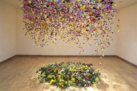 Installation Art Features Thousands of Flowers Suspended in Galleries