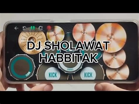 DJ REMIX SHOLAWAT HABBITAK TIKTOK VIRAL, REAL DRUM COVER - YouTube