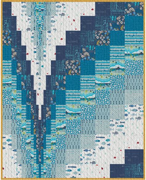 Making Waves for Art Gallery Fabrics Free Pattern Download – Beaverhead Treasures LLC