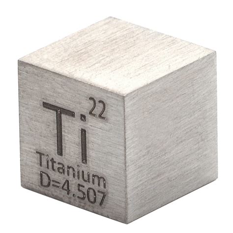 Aliexpress.com : Buy 1pc 99.5% Pure Titanium High Purity Cube Ti Metal Carved Element Periodic ...