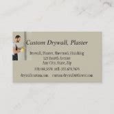 Plastering Business Cards Templates