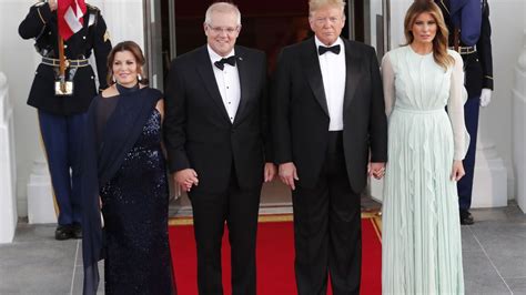 Melania Trump Wears J. Mendel for State Dinner at the White House – WWD