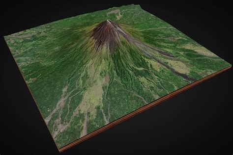 Mayon Volcano 3D model | CGTrader