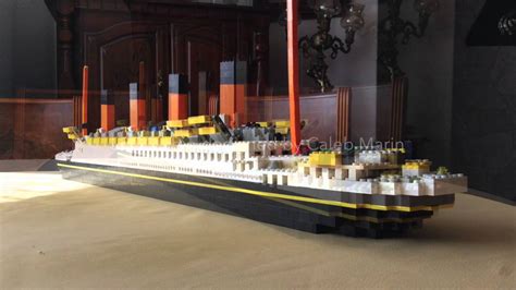 WHITE STAR LINE RMS BRITANNIC IN LEGO - YouTube