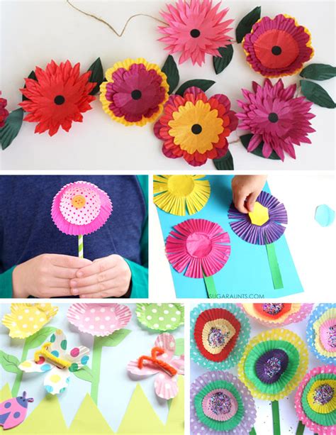 50 fabulous flower crafts for kids - The Craft Train