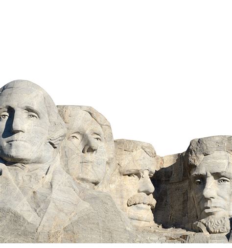 Life-size Mount Rushmore National Monument Cardboard Standup