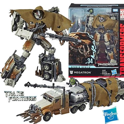 Transformers Studio Series 34 Leader Class Dark of the Moon Movie Megatron with Igor Action ...