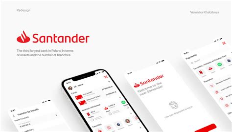 Santander mobile app redesign on Behance