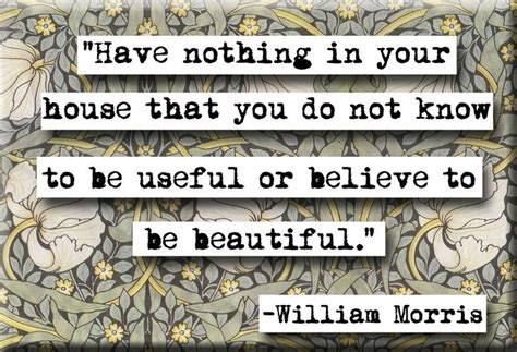 William Morris Quote Magnet or Pocket Mirror(no.211)