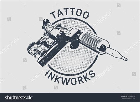 Vector Tattoo Studio Logo Template Cool Stock Vector (Royalty Free) 769490740 | Shutterstock