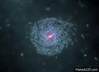 Spiral galaxy formation on Make a GIF