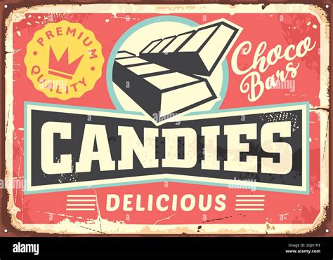 Chocolate bar vintage ad Stock Vector Images - Alamy