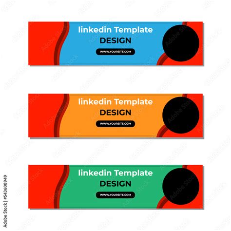 linkedin cover template banner abstract. can be used for banners, templates and linkedin ...