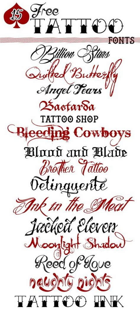 tipos de letras para tatuajes, 15 posibles fuentes para tu tatuaje de ...