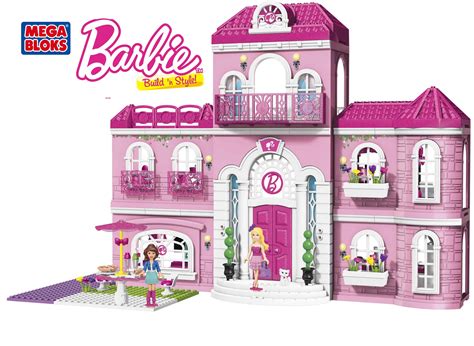 Toys & Games Mega Bloks Barbie Build 'N Style Mansion 80229 Incomplete Sold For Parts Pieces ...