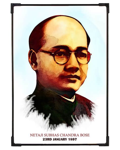 FURNATO | Painting of Netaji Subash Chandra Bose | Artistic Painting | with Long Lasting UV ...