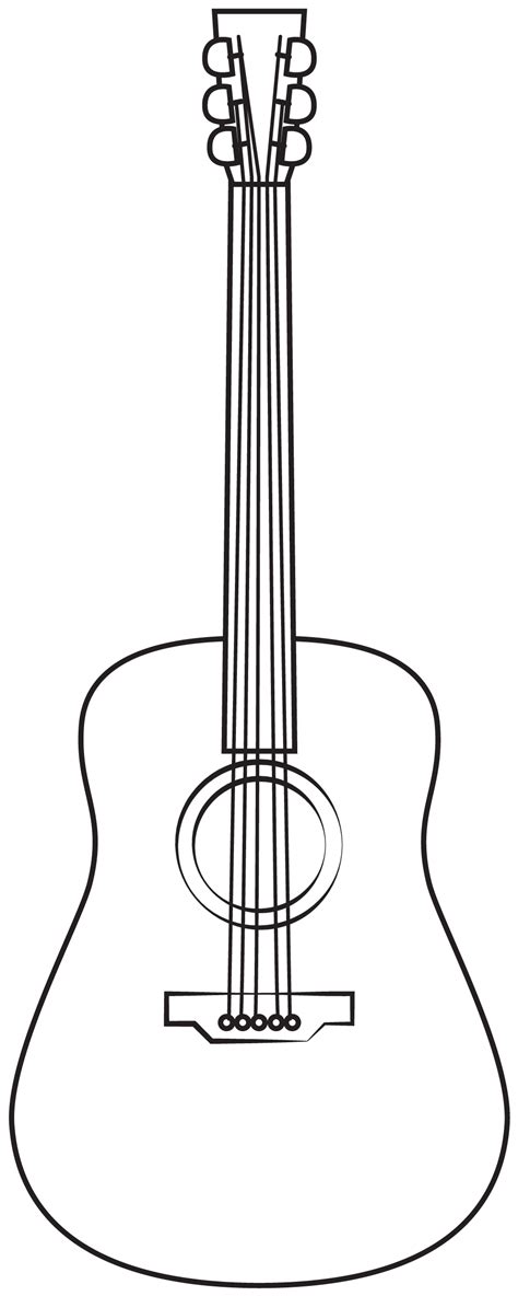 Guitar Printable Template | Free Printable Papercraft Templates