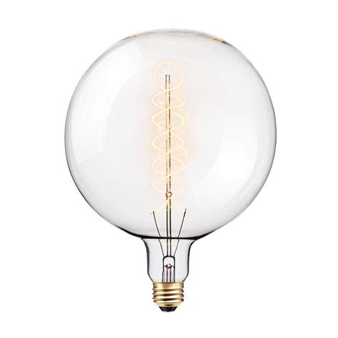 Globe Electric 100-Watt G200 Oversized Vintage Incandescent Light Bulb-80128 - The Home Depot