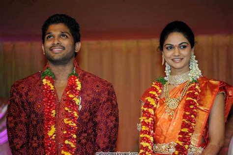 Malayalam actress: Allu arjun wedding reception photo gallery