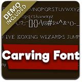 Carving Font