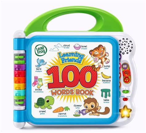 VTech Learning Friends 100 Words Bookâ ¢, Multi-Color | Toddler gifts, Toddler books, Preschool toys