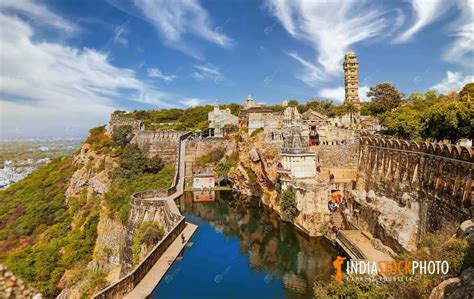 Chittor Fort Also Known As Chittorgarh Fort At Rajasthan | India Stock Photo