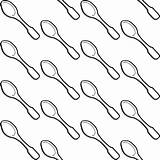 Spoon And Fork Coloring Pages At GetColoringscom  Free Printable sketch template