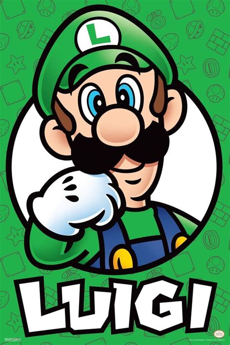 Super Mario Bros Luigi Nintendo Cool Wall Decor Art Print Poster 12x18 : Amazon.ca: Home