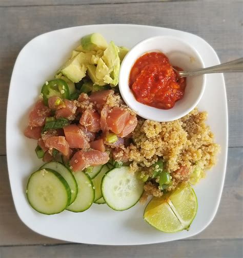 Ahi Tuna Sushi Bowl/Plate with Quinoa – THE PERFECTLY IMPERFECT LIFE