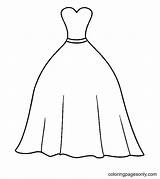 Dress Coloring Pages Printable For Free Download sketch template