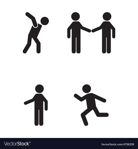 Human figure Royalty Free Vector Image - VectorStock