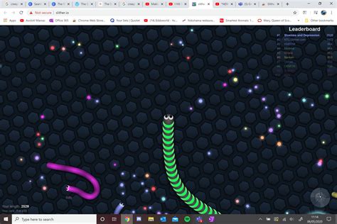 I finally got to the top of the leaderboard! This is amazing : r/Slitherio