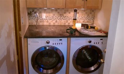 Under counter washing machine install-UPDATE and DONE