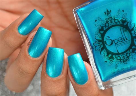 Image of ~The Edge of the Sky~ deep teal/turquoise/blue chrome nail polish! Blue Chrome Nails ...