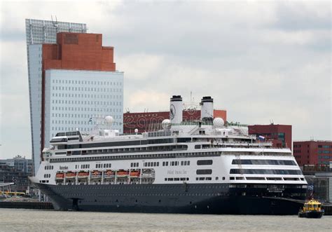 MS Rotterdam is the Lead Cruise Ship in the Holland America Line. Stock ...