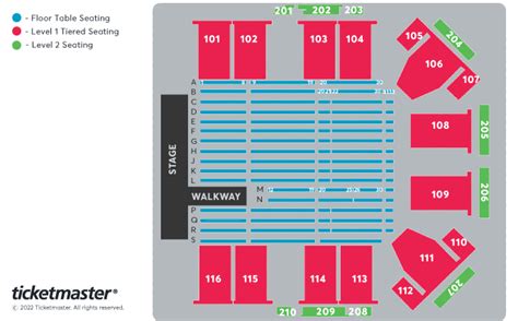 2023 Cazoo Premier League Darts Seating Plan - P&J Live Arena