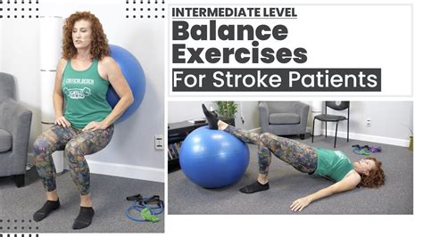 Intermediate Balance Exercises for Stroke Patients - YouTube