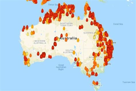 NSW and QLD bushfires: Map reveals 'most dangerous week ever seen' in ...